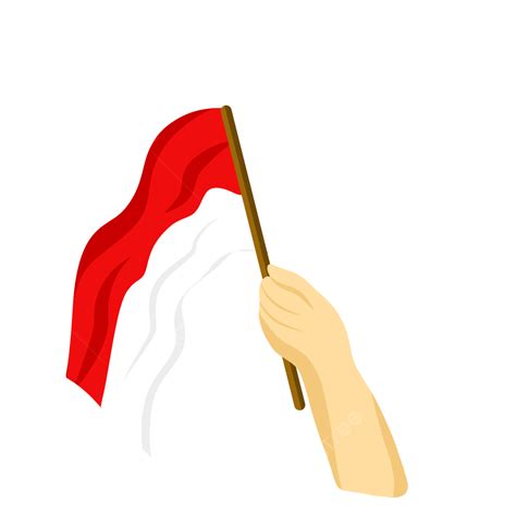 Holding Flag Clipart Transparent Background Flag Hold In Hand