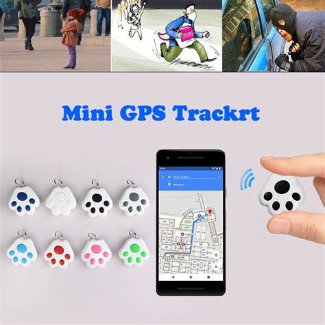 Anti Kay P Mini Pet Ak Ll Takip Cihaz GPS Su Ge Irmez Bluetooth Bulucu