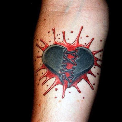 Https://techalive.net/tattoo/broken Heart Design Tattoo