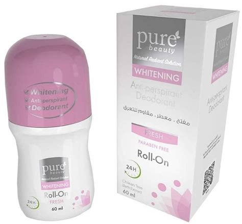 Pure Beauty Whitening Antiperspirant Deodorant Roll On Fresh 60ml