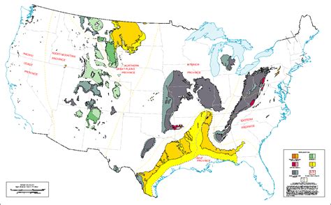 Coal Fields Of The Conterminous Us Map