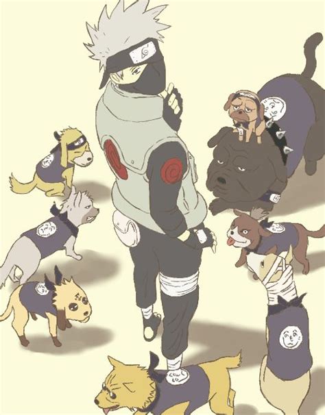 Kakashi And His Ninja Dogs Naruto Pinterest Summoning Lady And