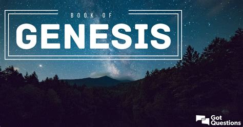 Summary Of The Book Of Genesis Bible Survey