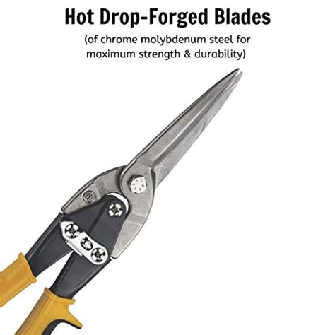 Teng Tools Teng Tools Aviation Tin Snips Straight Long Cut Regular