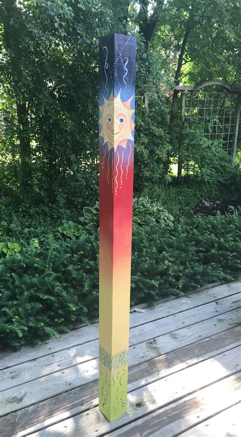Garden art pole on sale. Peace Pole Garden Pole Garden Art Customized Peace Pole ...