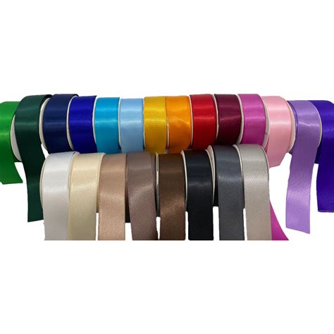 La Ribbons Satin Ribbon Broad 22mmx10yards Assorted Colors Off