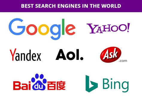 World S Top Search Engines List Updated List Of Live Enhanced