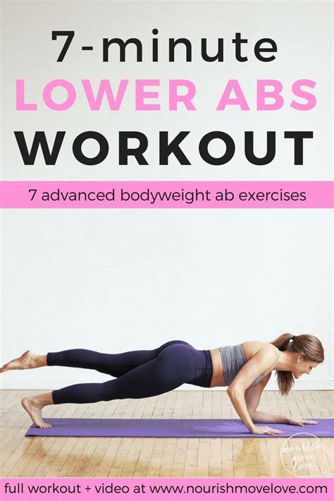 Minute Abs Workout For Women Nourish Move Love