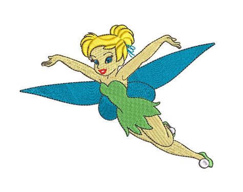 Tinkerbell Embroidery Design 10 4 Sizes Etsy
