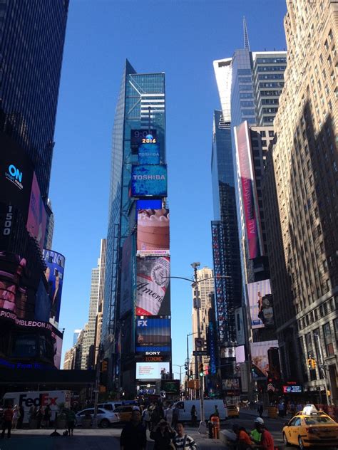 Times Square New York Buildings E Architect