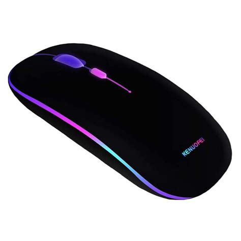 Peroptimist Wireless Rechargeable Mouse Slim Portable Usb Mouse With
