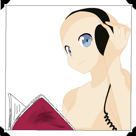 Anime Girl With Headphones Base By Cubanita123 On Deviantart