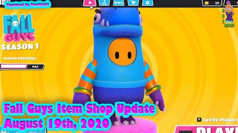 Fall Guys Item Shop New Rare T Rex Skin August 19th 2020 Fall Guys Ultimate Knockout 29