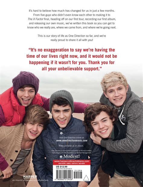 One Direction Where We Are Book Cover