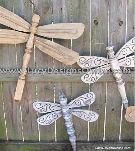 Backyard Dragonfly Wall Art Crafts Fence Decor
