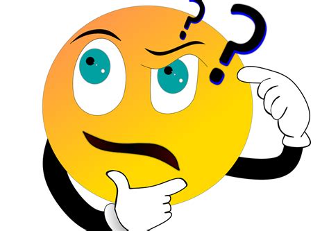 Tag Question Cartoon Smiley Confused Face Png Download 960675