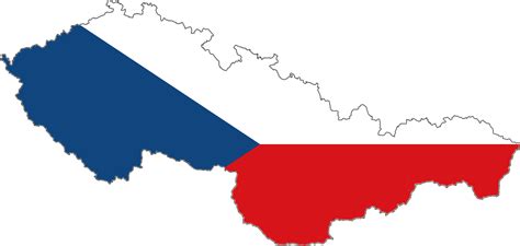 Old Map Of Czechoslovakia