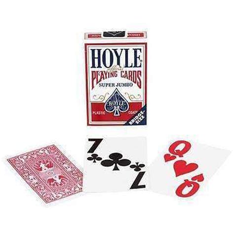 Hoyle Super Jumbo Index Low Vision Playing Cards