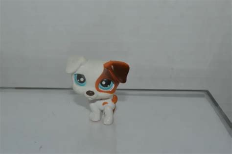 Littlest Pet Shop~151~jack Russell~dog~brown White~spots~blue Eyes~red