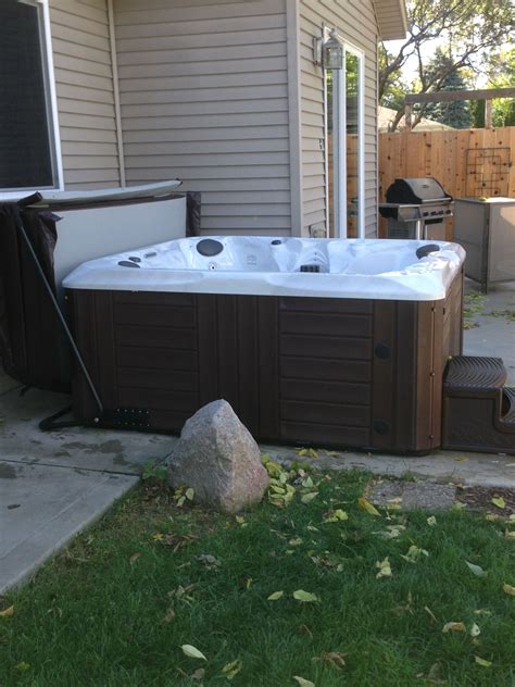 A hot tub does not have to sit on concrete and can be placed on any stable, level surface that will not become unstable due to moisture or weight. Pin on Install photos