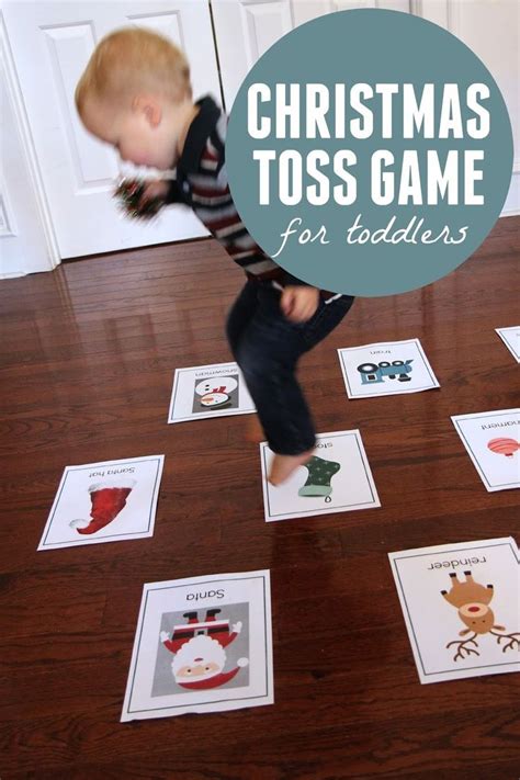 Christmas Toss Game For Toddlers Preschool Christmas Party Toddler