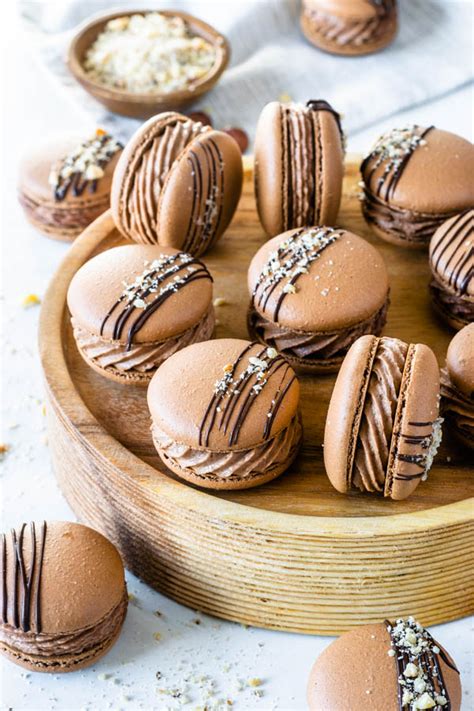 Nutella Macarons With Video Recipe Nutella Recipes Easy Nutella My