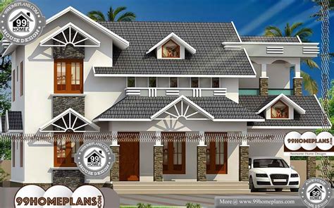 Kerala Traditional House Plans With Courtyard With Double Story Designs