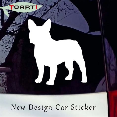 910cm French Bulldog Silhouette Car Stickers Animals Window Auto