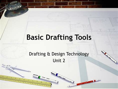 Ppt Basic Drafting Tools Powerpoint Presentation Free Download Id