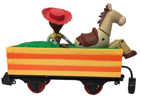 Disney Toy Story Jessie Cowgirl Bullseye G Scale Train Car Woodys Roundup