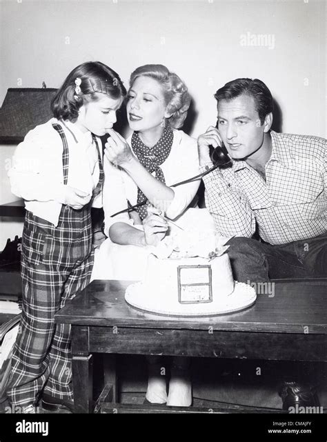dinah shore with husband george montgomery daughter melissa montgomery aka frances rose shore