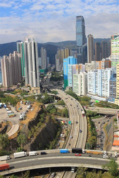 The Tsuen Wan District At 2017 Hong Kong Editorial Stock Image Image