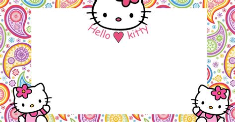 hello kitty party free printable invitations oh my fiesta in english
