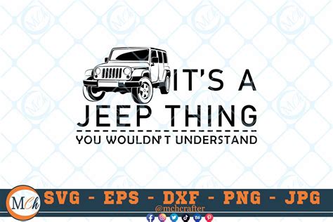 Jeep Svg Its A Jeep Thing Svg Jeep Car Svg Jeep Life Svg Outdoor Cut