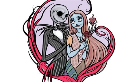 How To Draw Jack And Sally Drawing Bootself