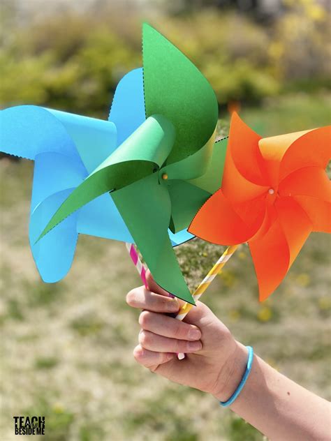 How To Make Pinwheels With Templates Teach Beside Me