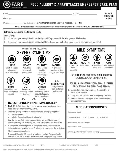 One approach is to provide the patient with a written anaphylaxis. Anaphylaxis Overview: Addressing Unmet Patient Needs - The ...