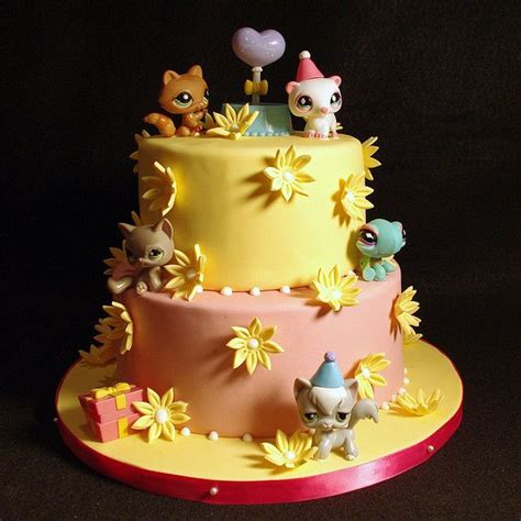 Littlest Pet Shop Birthday Cake Lps Cakes Birthday Party Cake Cake