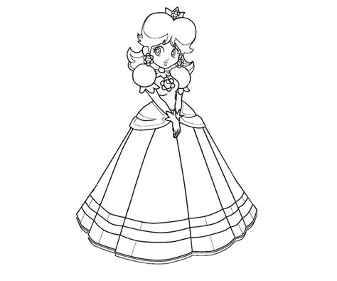 Paper princess peach coloring page. super paper mario daisy coloring pages for girls - Google ...