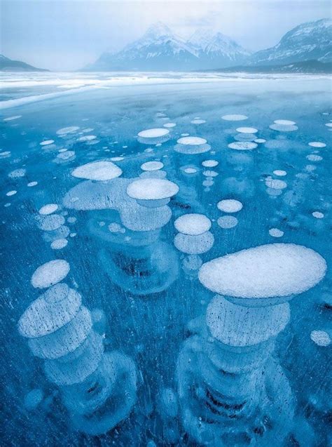 Beautiful Pictures Of Underwater Ice Bubbles That Are Actually