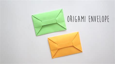 Origami Envelope A4 Sheet Crafts Ace