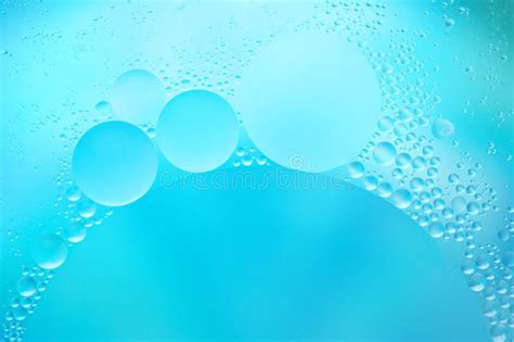 Blue Colored Abstract Background With Bubbles Stock Photo Image Of