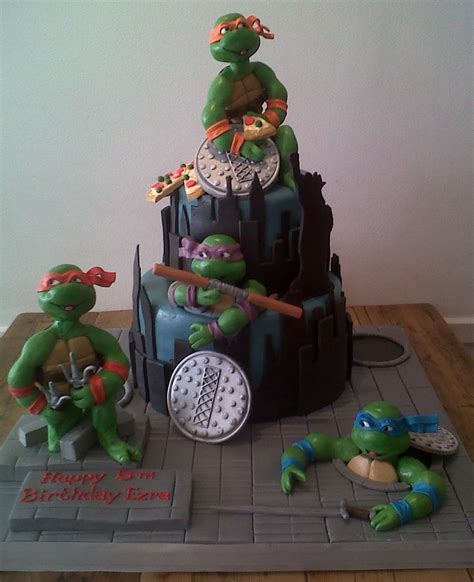 Teenage Mutant Ninja Turtles Birthday Cake Cakes By Robin