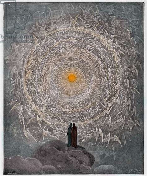 Image Of The Empyrean 1885 Digitally Coloured Engraving By Dore