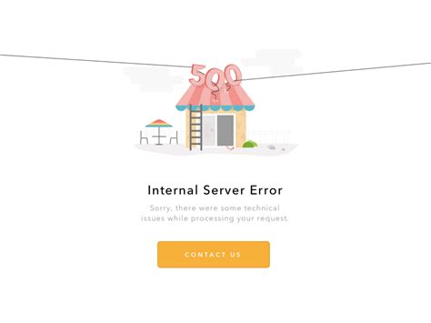 500 Internal Server Error By Rizki Mardita 🕺 On Dribbble