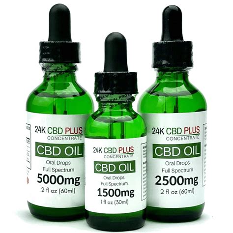 Full Spectrum Cbd Oil 24k Cbd Plus Full Spectrum Cbd Oil