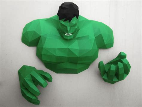 Sketchup Papercraft Hulk On The Wall Design By Iluiztrar Hulkhogan