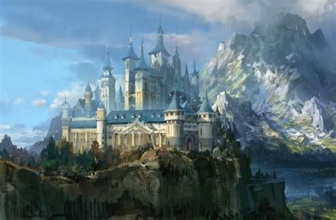 Fantasy Castle Fantasy Art Landscapes Fantasy City