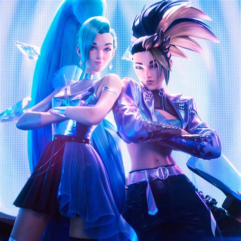 600x600 Akali And Seraphine 4k League Of Legends 600x600 Resolution