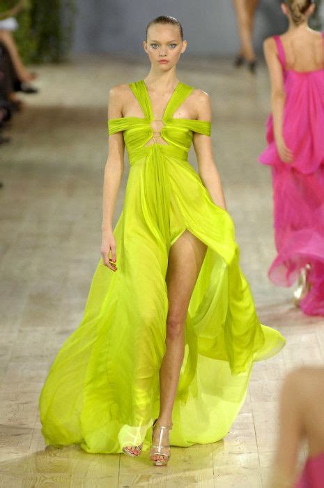 Gemma Ward Emanuel Ungaro Spring 2007 Neon Dresses Dresses Gorgeous